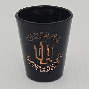 Indiana University Shot Glass Black